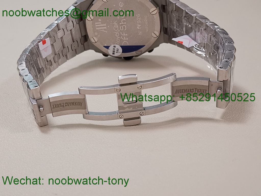 Replica Audemars Piguet AP ROO Offshore 42mm Gray Dial Steel Bracelet TKF A3126