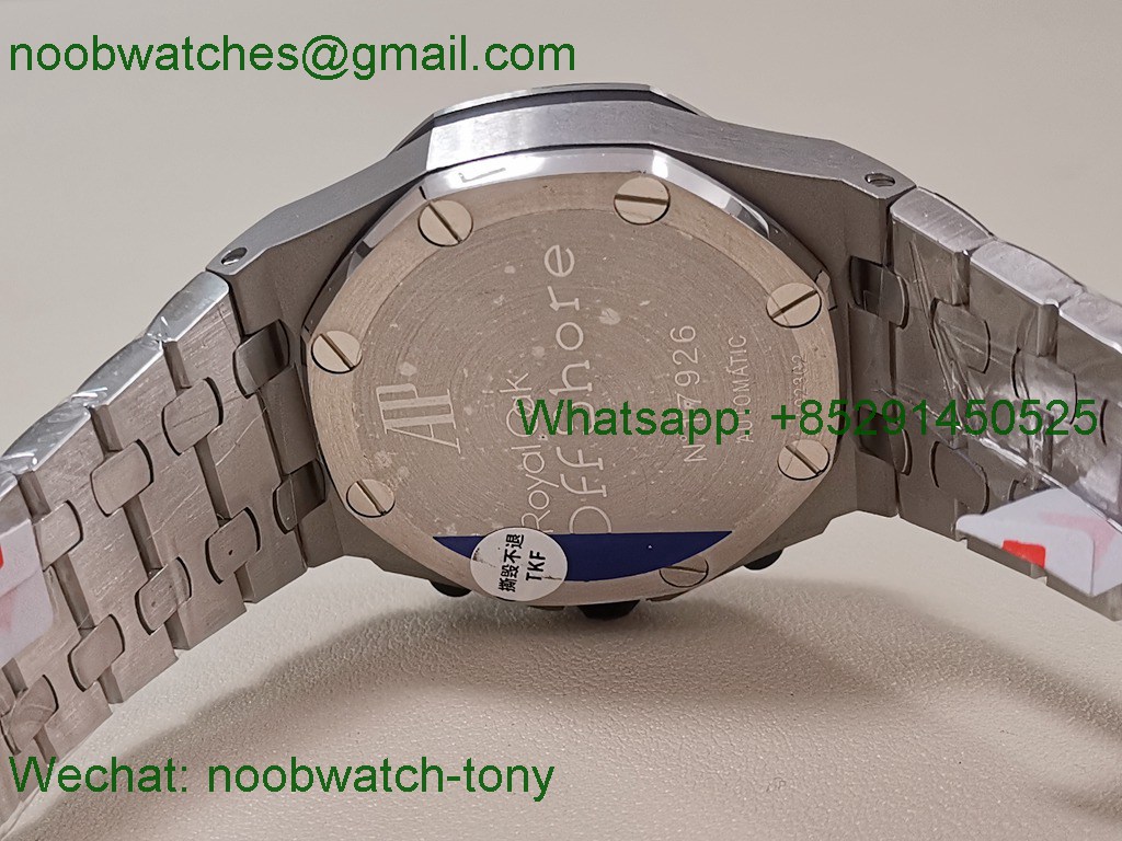 Replica Audemars Piguet AP ROO Offshore 42mm Gray Dial Steel Bracelet TKF A3126
