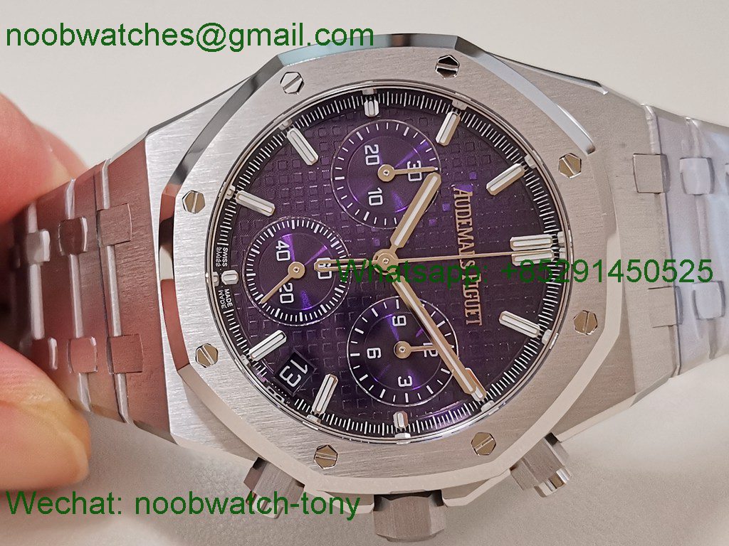 Replica Audemars Piguet AP Royal Oak Chrono 26240 APSF SuperCLone Best Purple Dial SA4401