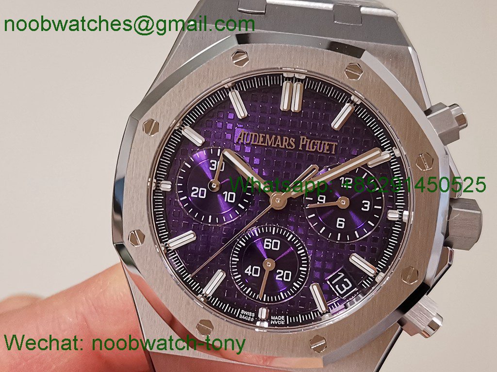 Replica Audemars Piguet AP Royal Oak Chrono 26240 APSF SuperCLone Best Purple Dial SA4401