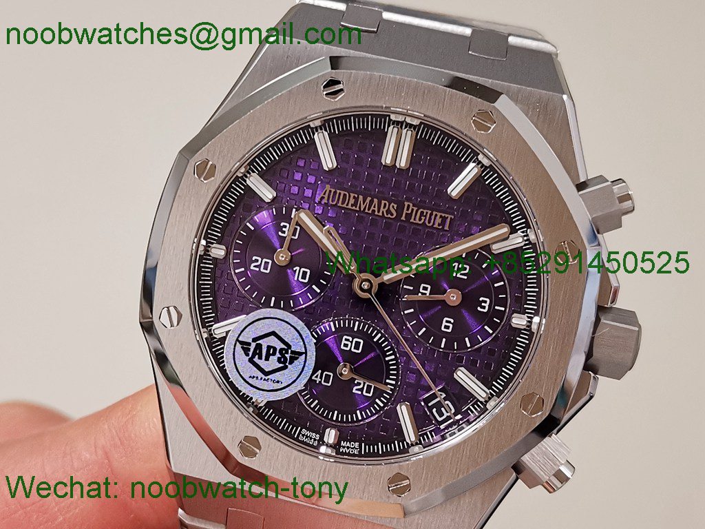 Replica Audemars Piguet AP Royal Oak Chrono 26240 APSF SuperCLone Best Purple Dial SA4401