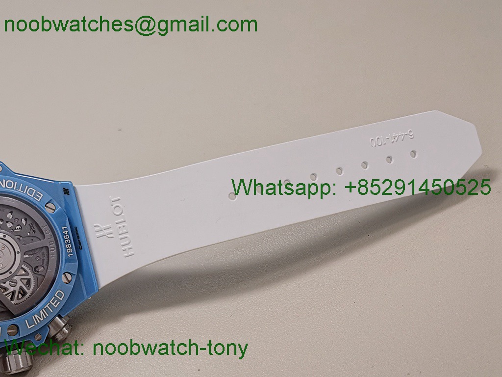 Replica HUBLOT Big Bang Unico 42mm Baby Blue Ceramic Tiffany BBF A1280 SuperCLone