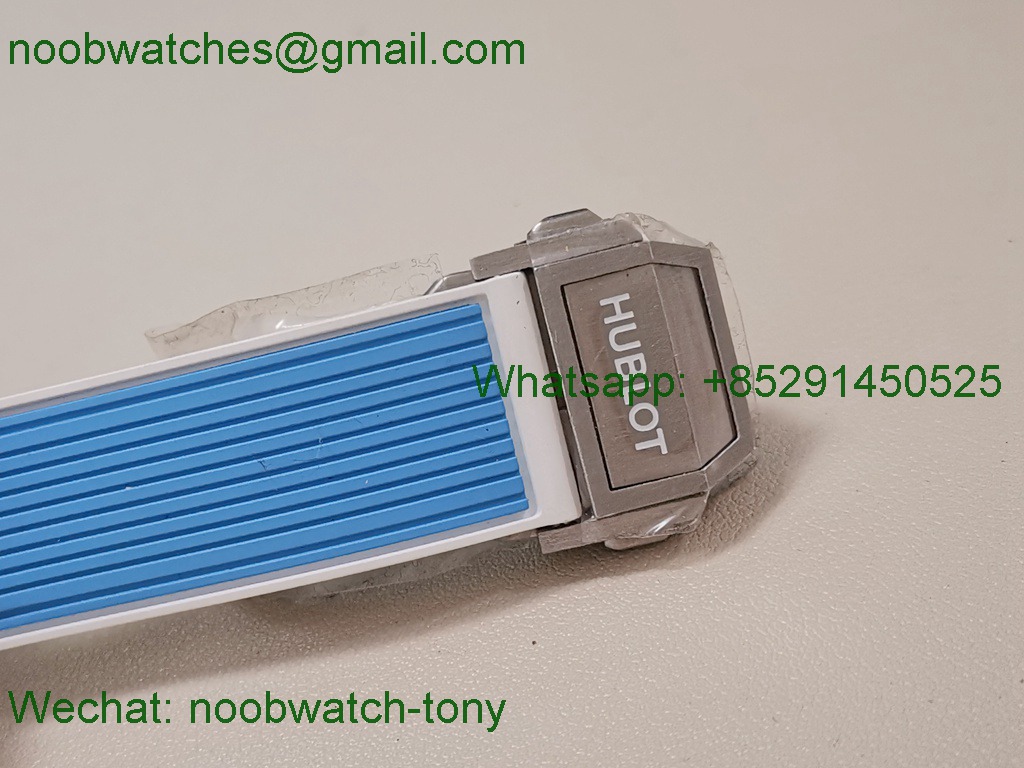 Replica HUBLOT Big Bang Unico 42mm Baby Blue Ceramic Tiffany BBF A1280 SuperCLone