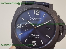 Replica Panerai PAM1664 Carbotech VSF 1:1 SuperCLone Best Blue Dial P9010 Clone