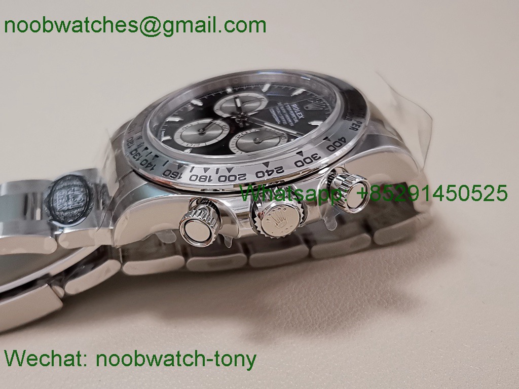 Replica Rolex Daytona 126509 Clean 1:1 Best 904L Black Silver Dial SH4131