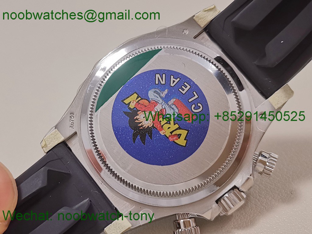 Replica Rolex Daytona 126519 Clean SuperCLone Best Black Silver Dial Oysterflex SH4131