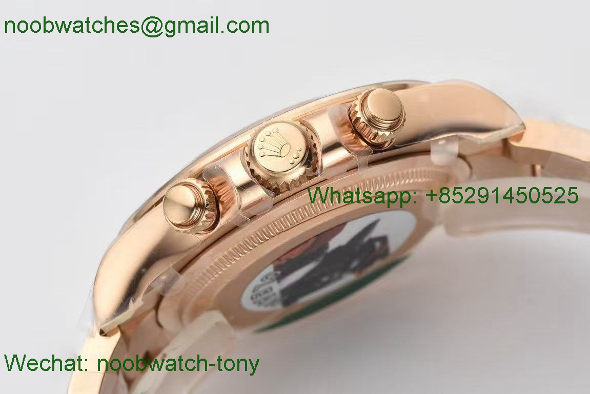 Replica Rolex Daytona 126505 Rose Gold 904L Clean SH4131