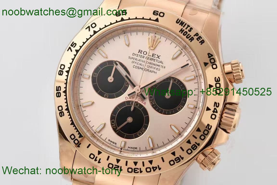 Replica Rolex Daytona 126505 Rose Gold 904L Clean SH4131