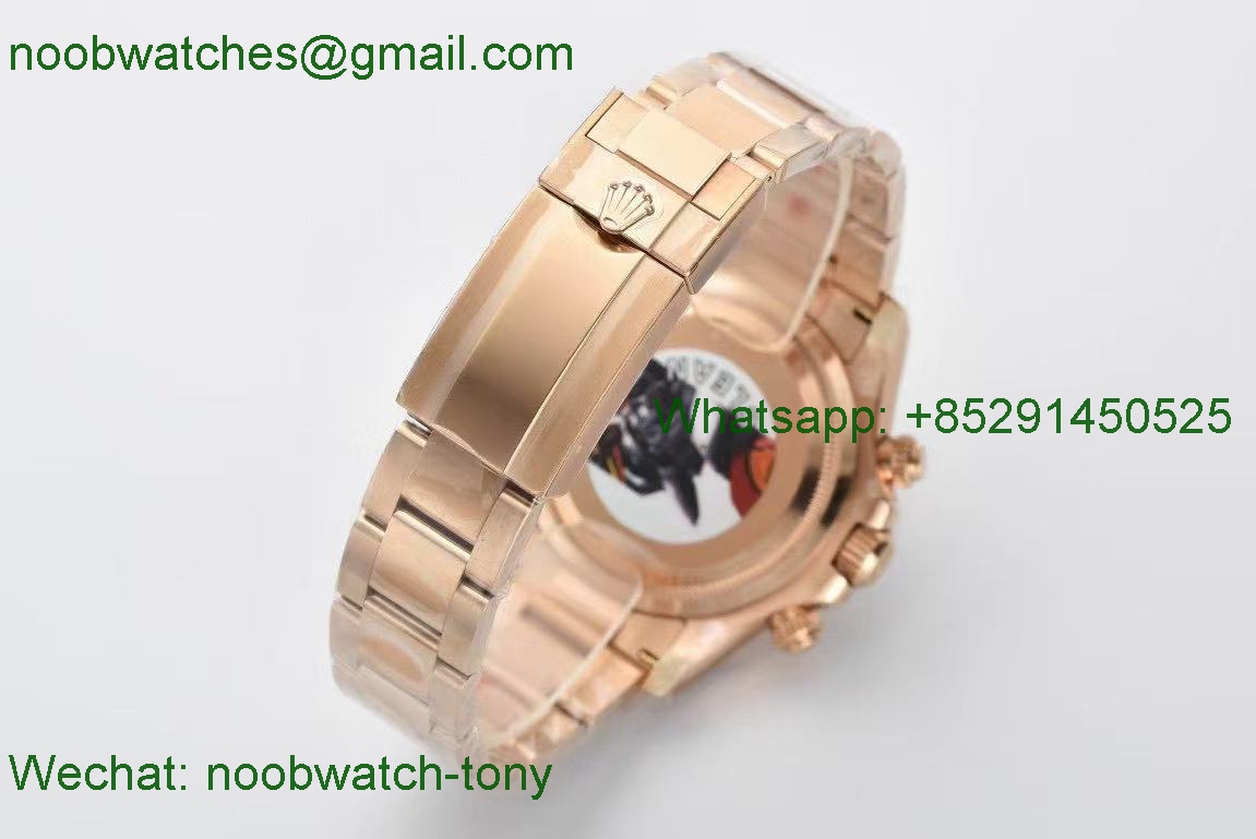 Replica Rolex Daytona 126505 Rose Gold 904L Clean SH4131