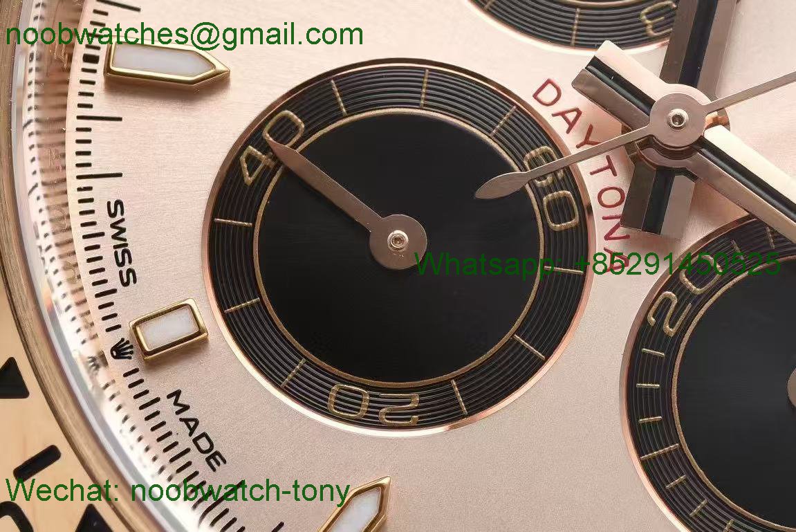 Replica Rolex Daytona 126505 Rose Gold 904L Clean SH4131
