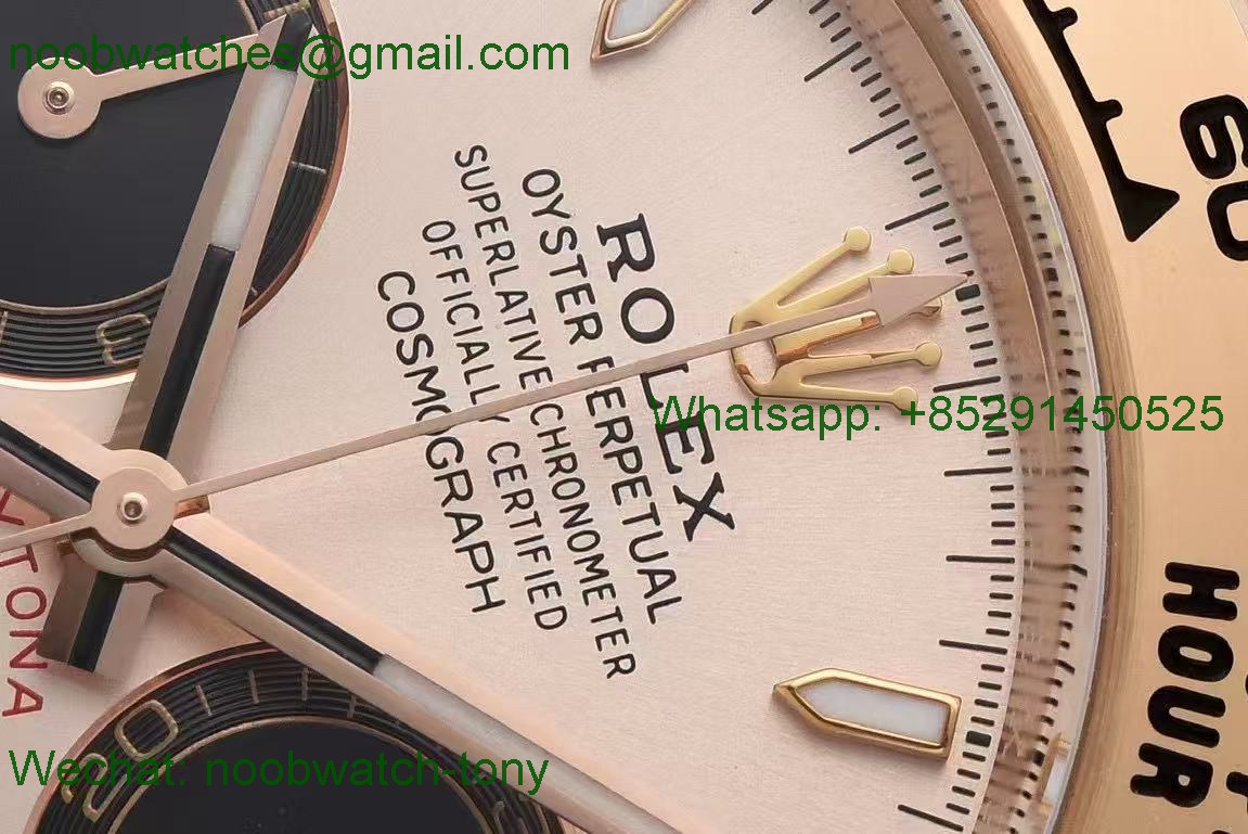 Replica Rolex Daytona 126505 Rose Gold 904L Clean SH4131