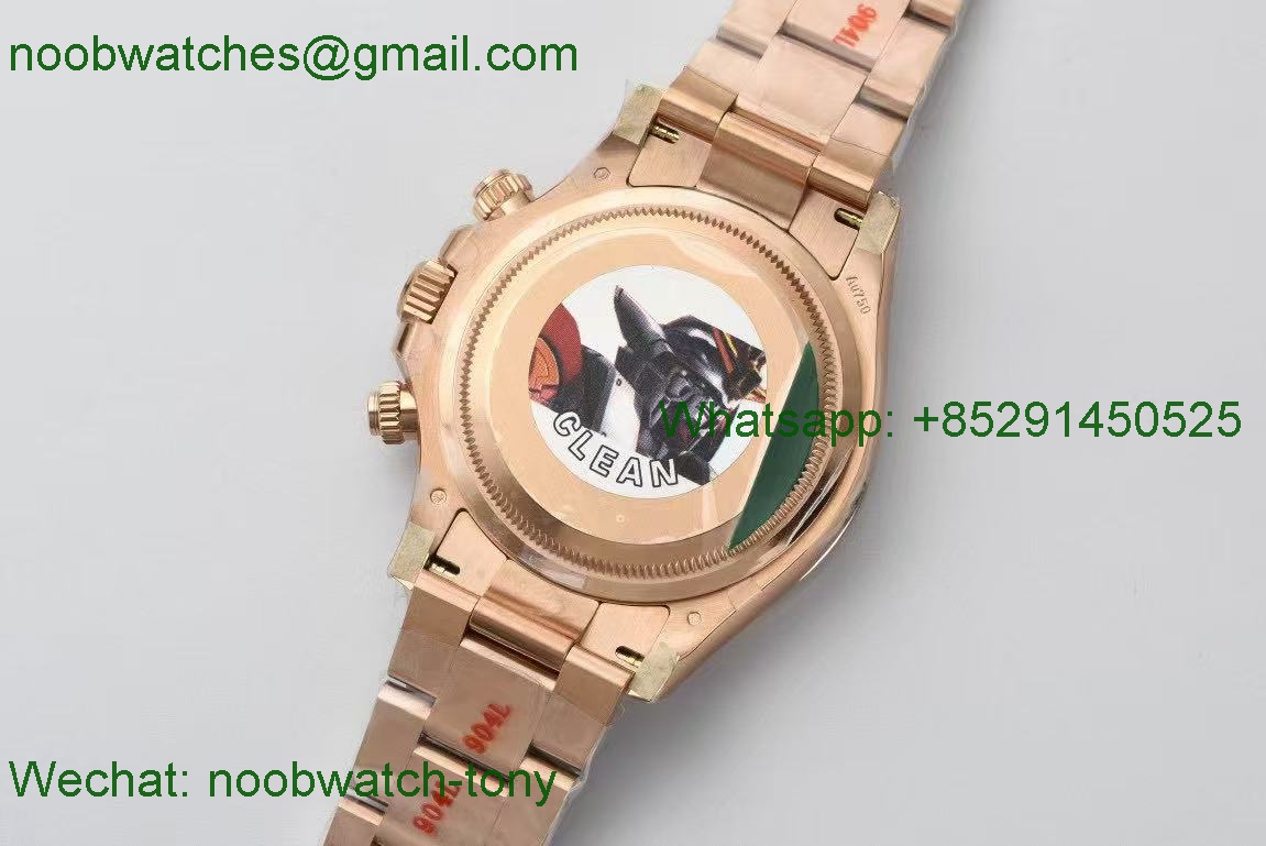 Replica Rolex Daytona 126505 Rose Gold 904L Clean SH4131
