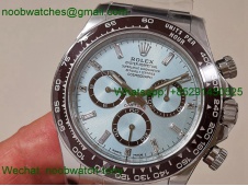 Replica Rolex Daytona 126506 Ice Blue Dial Diamond Markers 904L Clean SuperClone Best SH4131