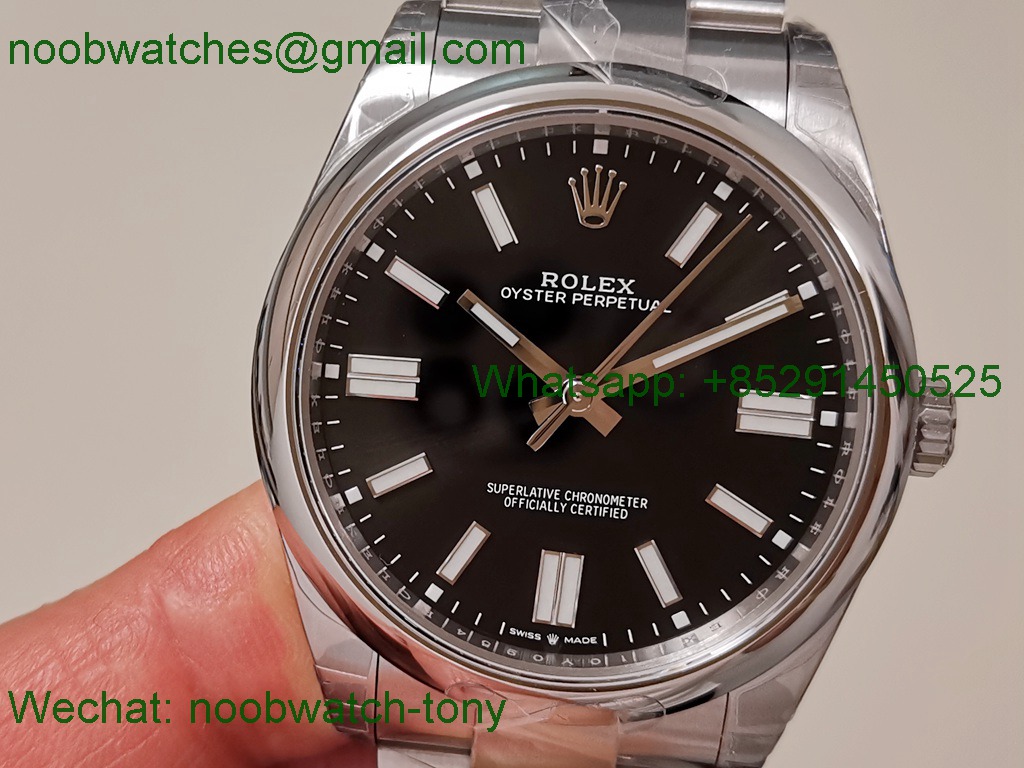 Replica ROLEX Oyster Perpetual 124300 41mm Black Dial VSF 1:1 Best SuperClone VS3235