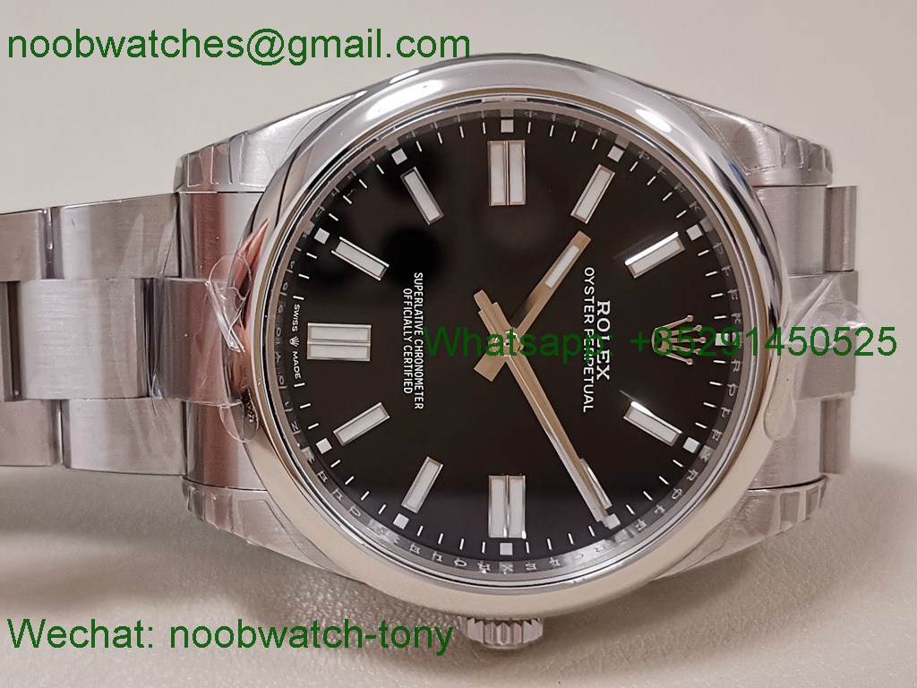 Replica ROLEX Oyster Perpetual 124300 41mm Black Dial VSF 1:1 Best SuperClone VS3235