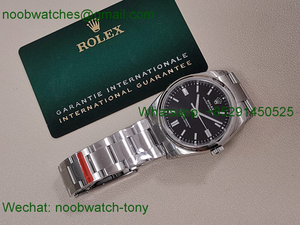Replica ROLEX Oyster Perpetual 126000 36mm Black Dial VSF 1:1 Best SuperCLone VS3235