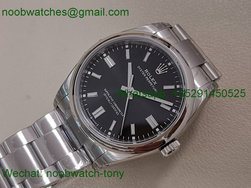 Replica ROLEX Oyster Perpetual 126000 36mm Black Dial VSF 1:1 Best SuperCLone VS3235