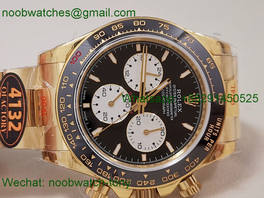 Replica Rolex Daytona 126528LN LeMans QF SuperCLone Best Yellow Gold QF4132 V8