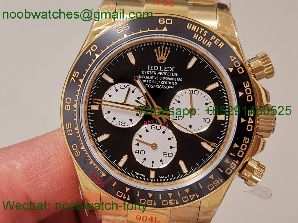 Replica Rolex Daytona 126528LN LeMans QF SuperCLone Best Yellow Gold QF4132 V8