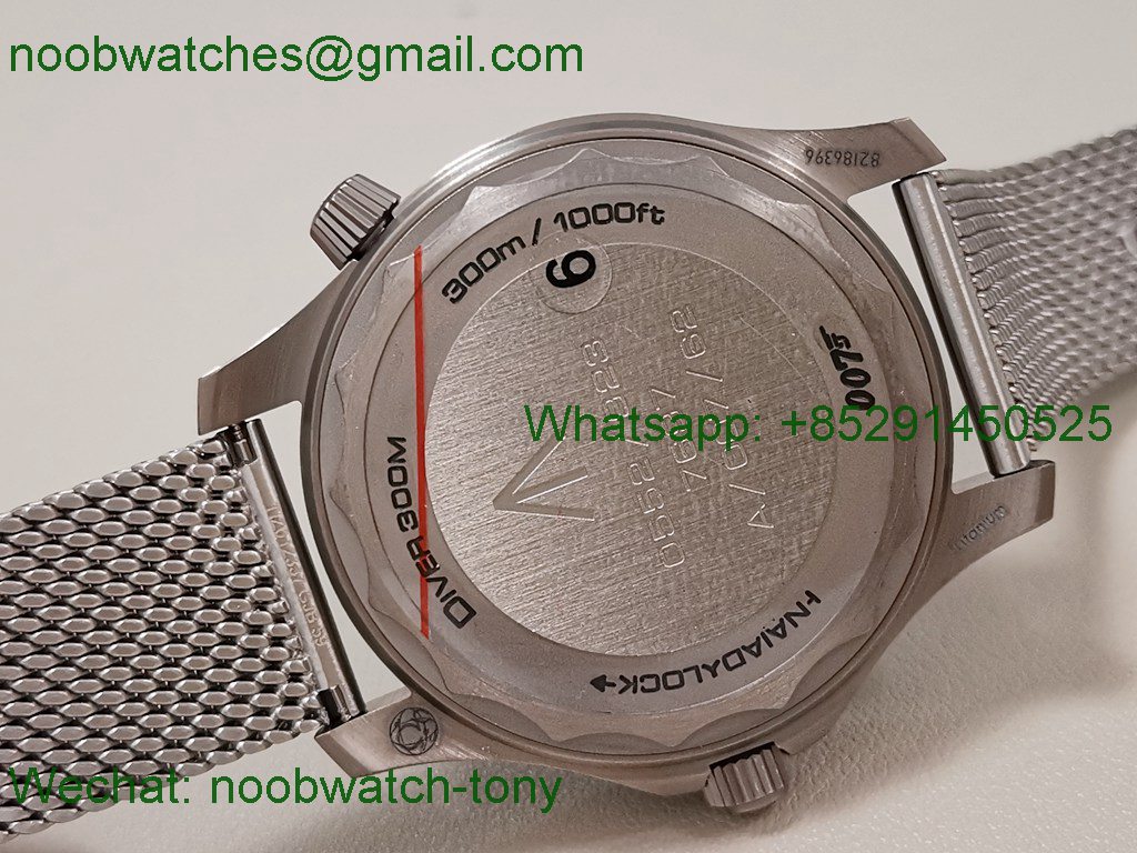 Replica OMEGA Seamaster 300m No Time To Die 007 Titanium VSF V6 SuperClone A8806