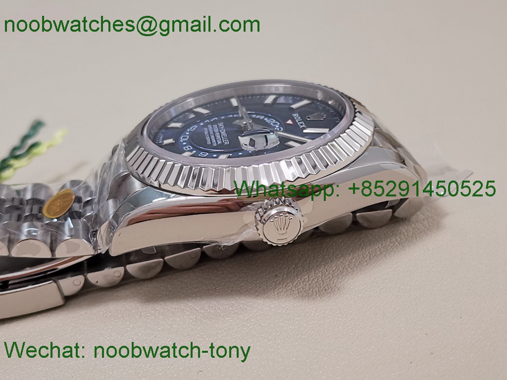 Replica Rolex Sky-Dweller 326934 ZF 1:1 Best Blue Dial Jubilee 2824