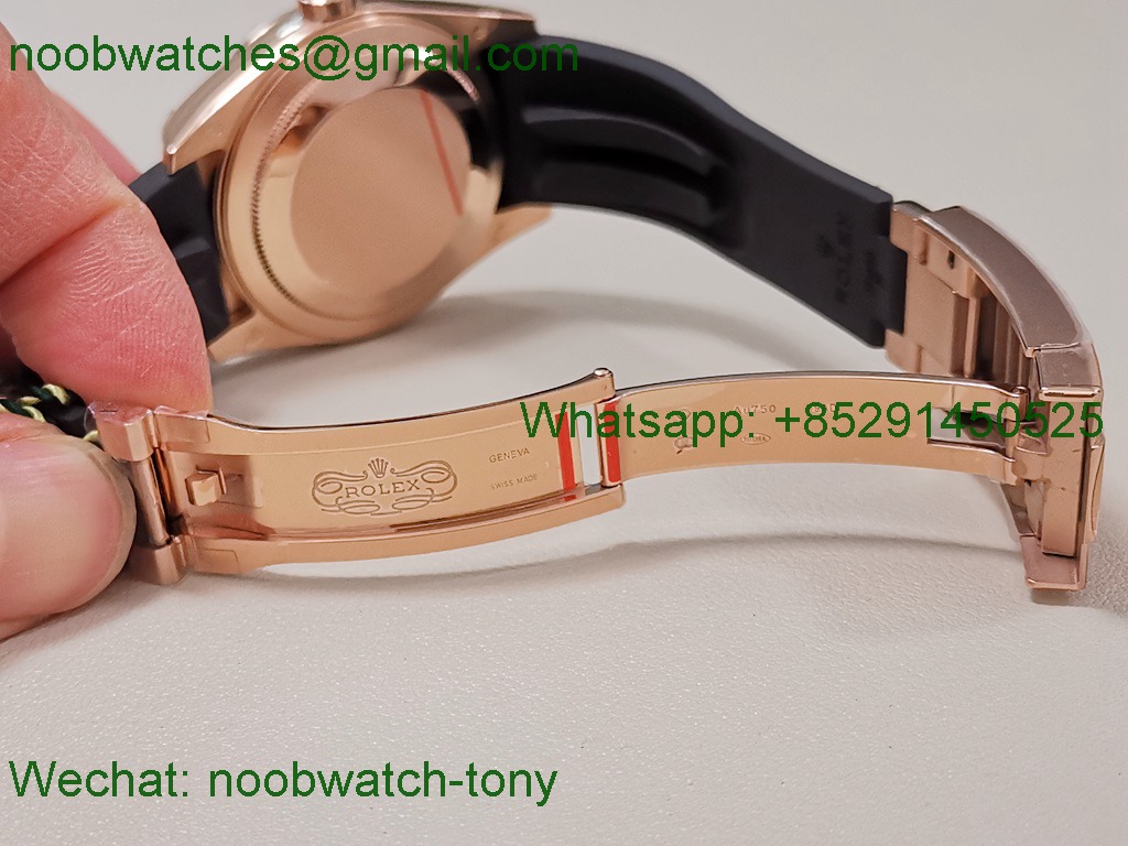 Replica Rolex Sky-Dweller 336235 Gain Weight Rose Gold ZF SuperCLone Gray Dial Rubber 2824