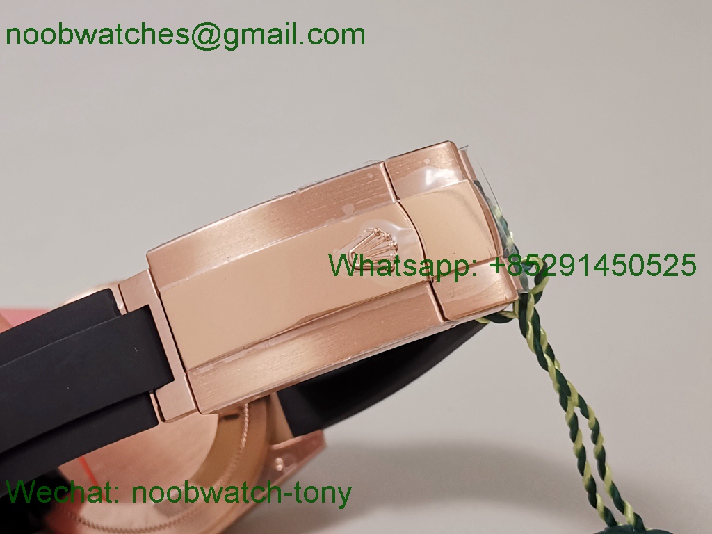 Replica Rolex Sky-Dweller 336235 Gain Weight Rose Gold ZF SuperCLone Gray Dial Rubber 2824