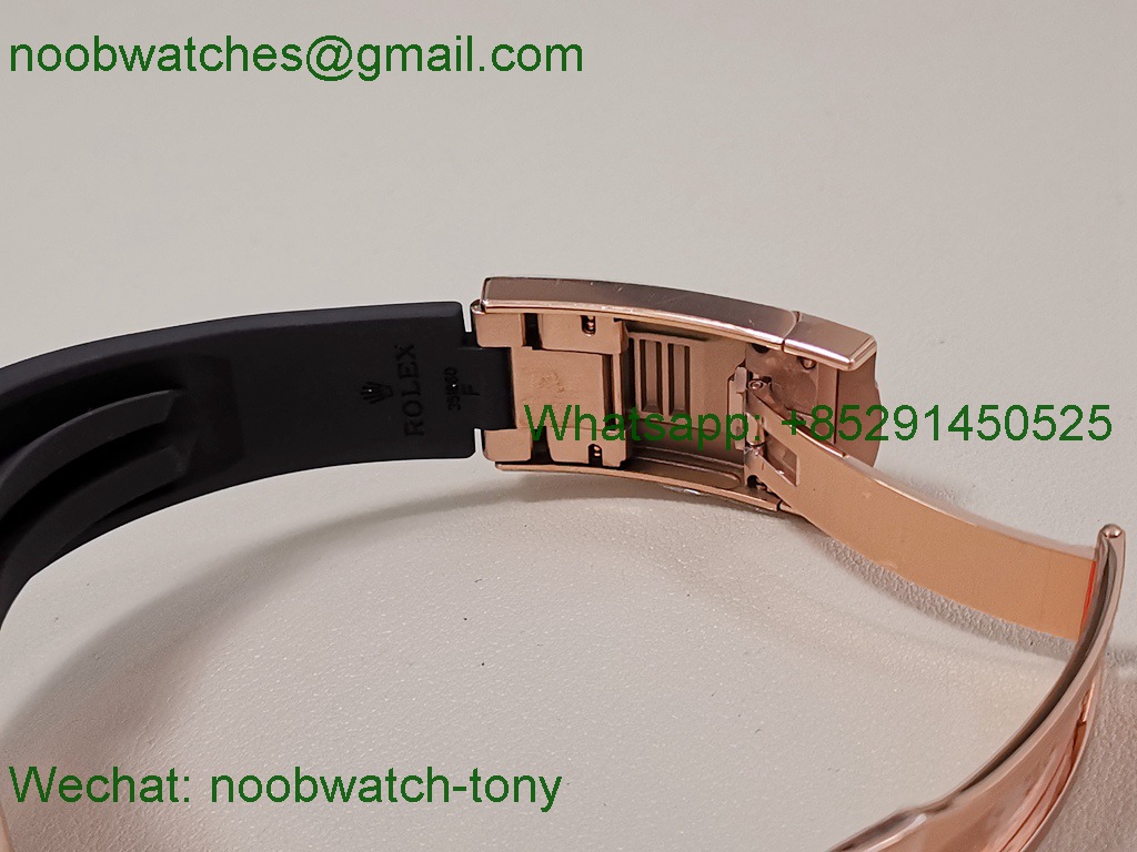 Replica Rolex Sky-Dweller 336235 Gain Weight Rose Gold ZF SuperCLone Brown Dial Rubber 2824