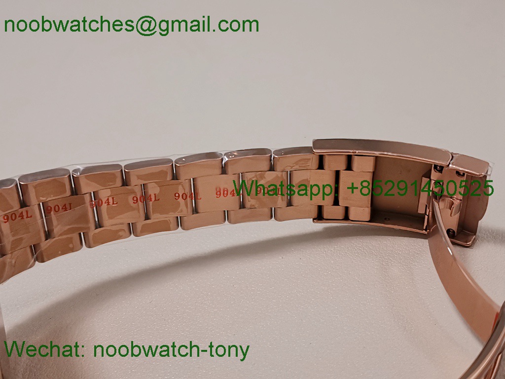Replica Rolex Sky-Dweller 326935 Rose Gold Noob Best Blue Dial Oyster