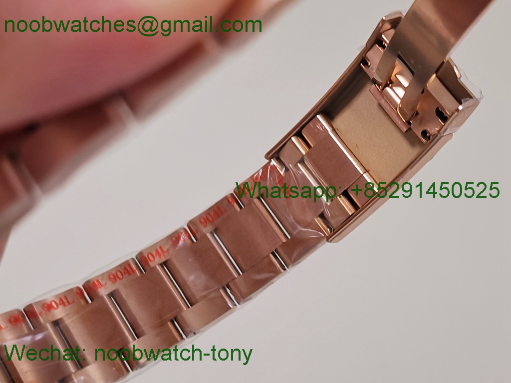 Replica Rolex Sky-Dweller 326935 Rose Gold Noob Best Brown Dial Oyster