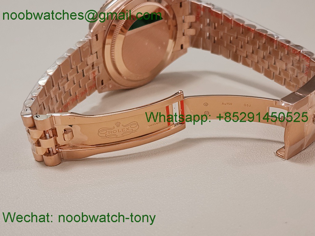 Replica Rolex Sky-Dweller 326935 Rose Gold Noob Best Gray Dial Julibee 