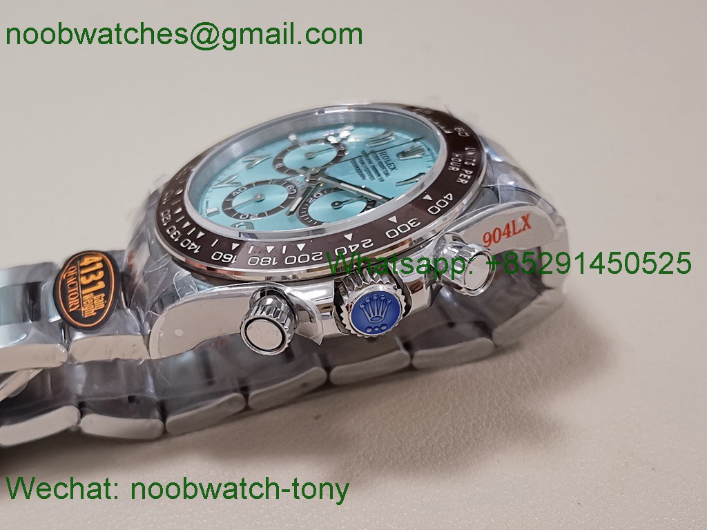 Replica Rolex Daytona 126506 Arabic Gain Weight QF 1:1 Best SuperCLone Ice Blue Dial SH4131 V6