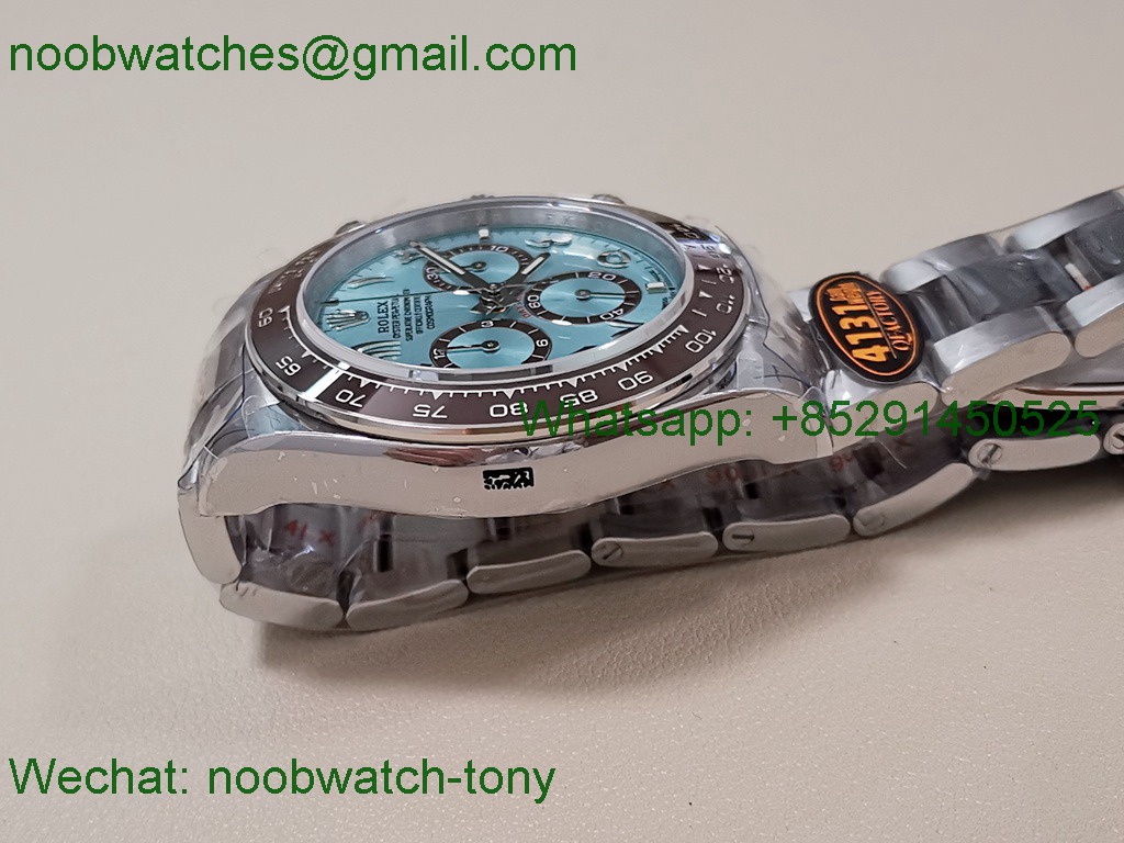 Replica Rolex Daytona 126506 Arabic Gain Weight QF 1:1 Best SuperCLone Ice Blue Dial SH4131 V6