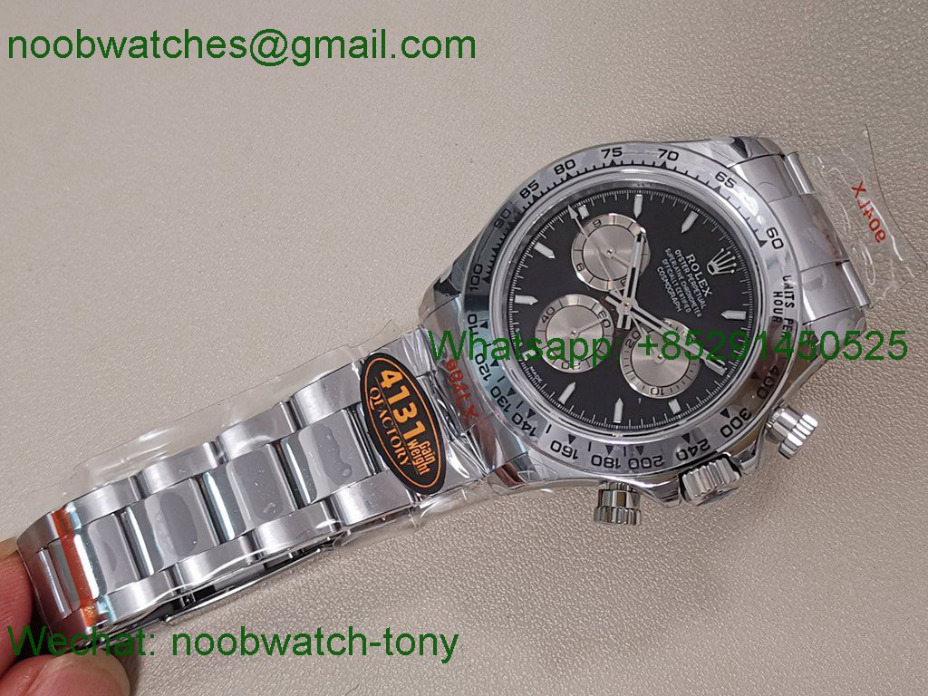 Replica Rolex Daytona 126509 QF Gain Weight 1:1 Best SuperCLone Black Dial SH4131 V6