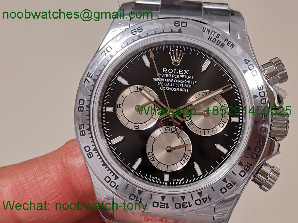 Replica Rolex Daytona 126509 QF Gain Weight 1:1 Best SuperCLone Black Dial SH4131 V6