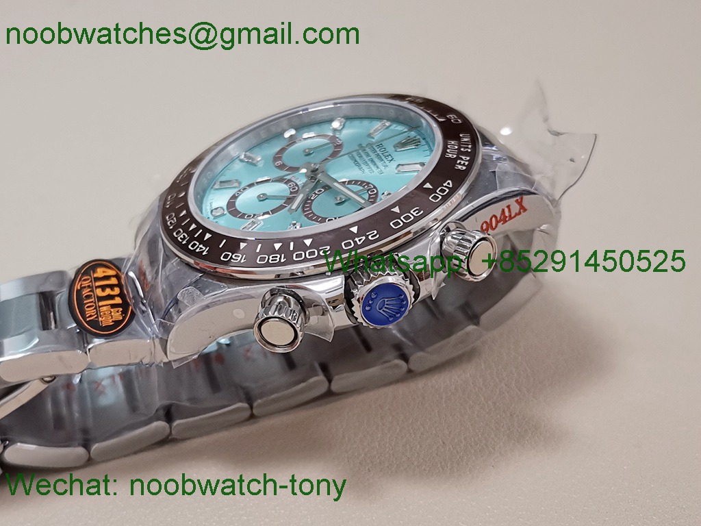 Replica Rolex Daytona 126506 Gain Weight QF 1:1 Best SuperCLone Ice Blue Dial Diamond SH4131 V6