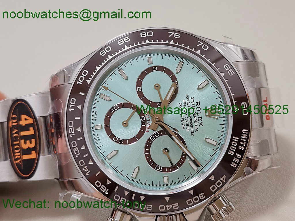 Replica Rolex Daytona 126506 Gain Weight QF 1:1 Best SuperCLone Ice Blue Dial SH4131 V6