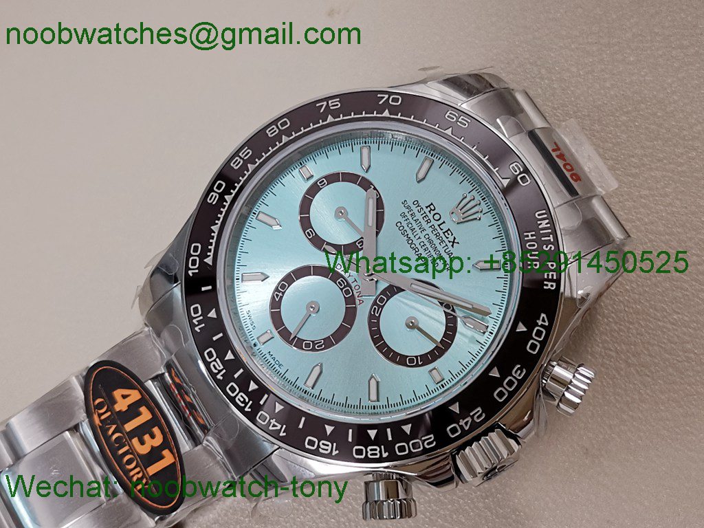 Replica Rolex Daytona 126506 Gain Weight QF 1:1 Best SuperCLone Ice Blue Dial SH4131 V6