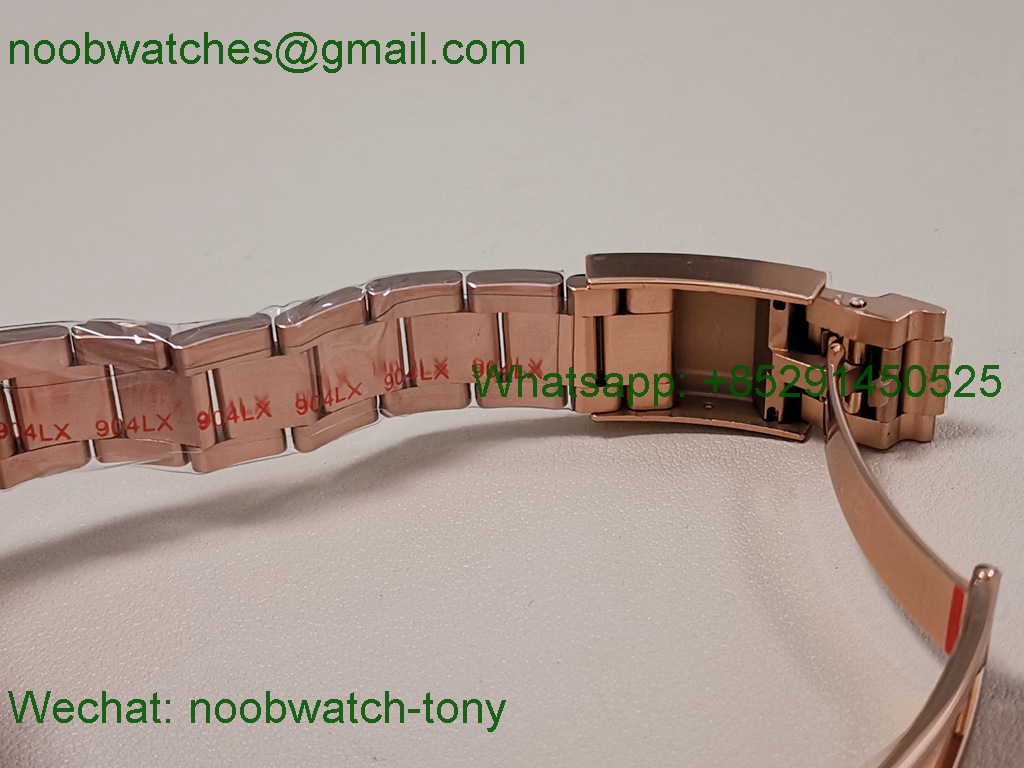 Replica Rolex Daytona 126505 Gain Weight Rose Gold QF 1:1 Best SuperClone Black Dial SH4131 V6