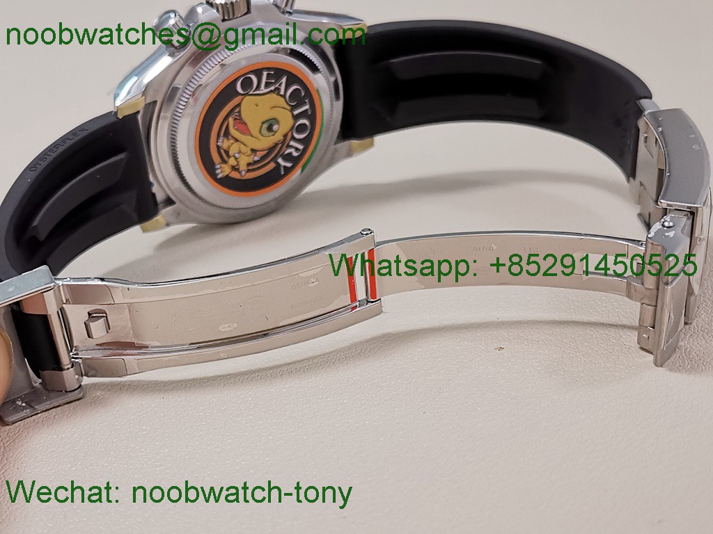 Replica Rolex Daytona 126519 QF Gain Weight 1:1 Best SuperClone Black Dial Oysterflex SH4131 V11
