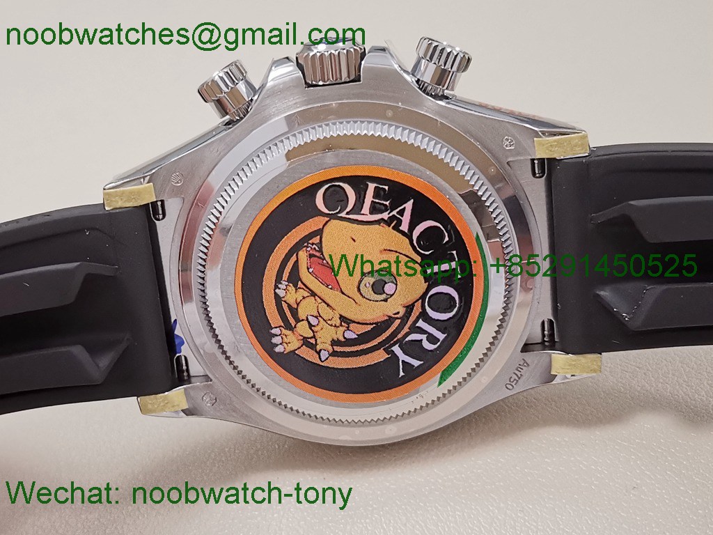 Replica Rolex Daytona 126519 QF Gain Weight 1:1 Best SuperClone Black Dial Oysterflex SH4131 V11