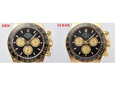 Replica Rolex Daytona 126518 Yellow Gold Clean 1:1 Best SuperCLone Black Dial Oysterflex SH4131