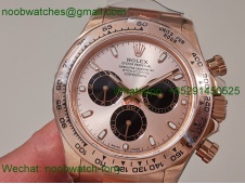 Replica Rolex Daytona 126505 Gain Weight Rose Gold QF 1:1 Best SuperClone RG Dial SH4131 V6