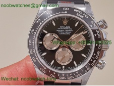 Replica Rolex Daytona 126519 QF Gain Weight 1:1 Best SuperClone Black Dial Oysterflex SH4131 V11