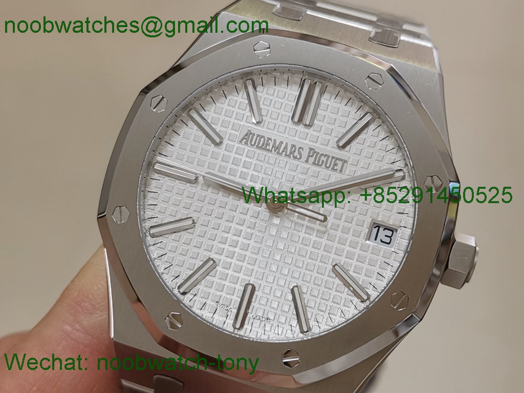 Replica Audemars Piguet AP Royal Oak 41mm 15510 White ZF 1:1 Best A4302