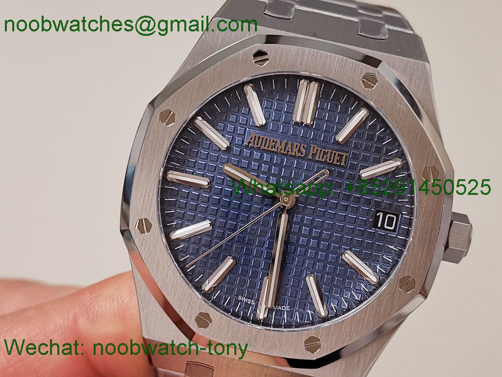 Replica Audemars Piguet AP Royal Oak 41mm 15510 Blue ZF 1:1 Best A4302