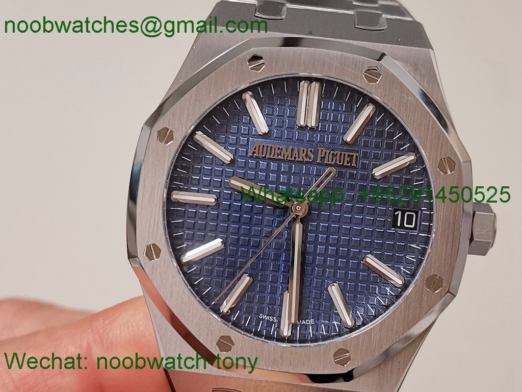 Replica Audemars Piguet AP Royal Oak 41mm 15510 Blue ZF 1:1 Best A4302