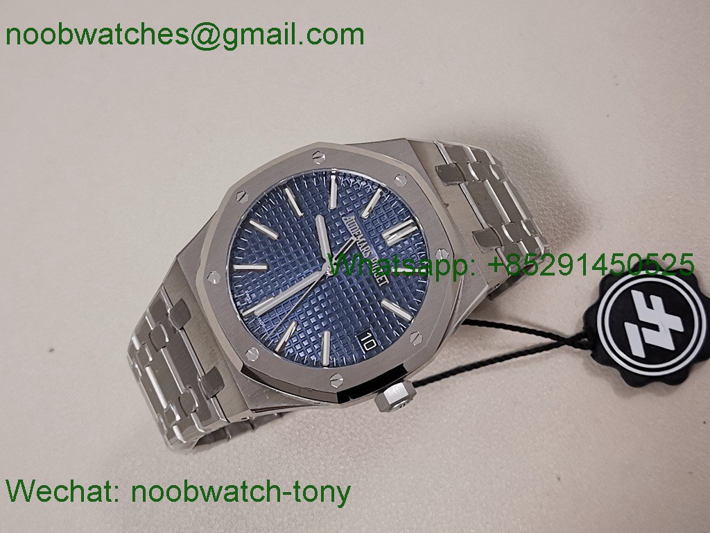 Replica Audemars Piguet AP Royal Oak 41mm 15510 Blue ZF 1:1 Best A4302
