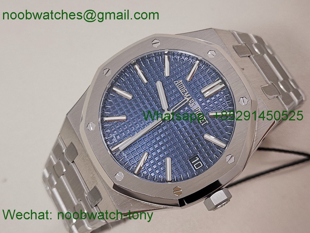 Replica Audemars Piguet AP Royal Oak 41mm 15510 Blue ZF 1:1 Best A4302