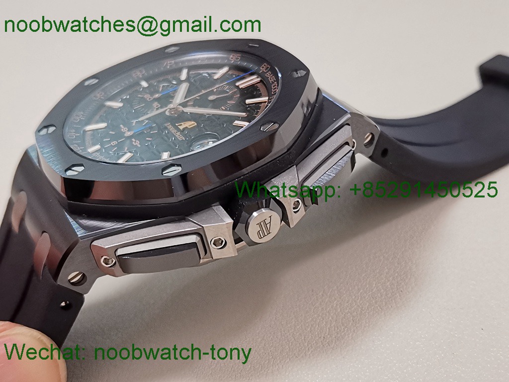 Replica Audemars Piguet AP ROO Offshore 44mm Black Ceramic TKF SuperClone A3126